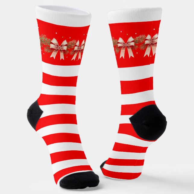 Calcetines Navidad de Caña de Caramelo  (Angular)