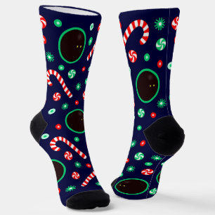 Calcetines Navidad de deportes de squash
