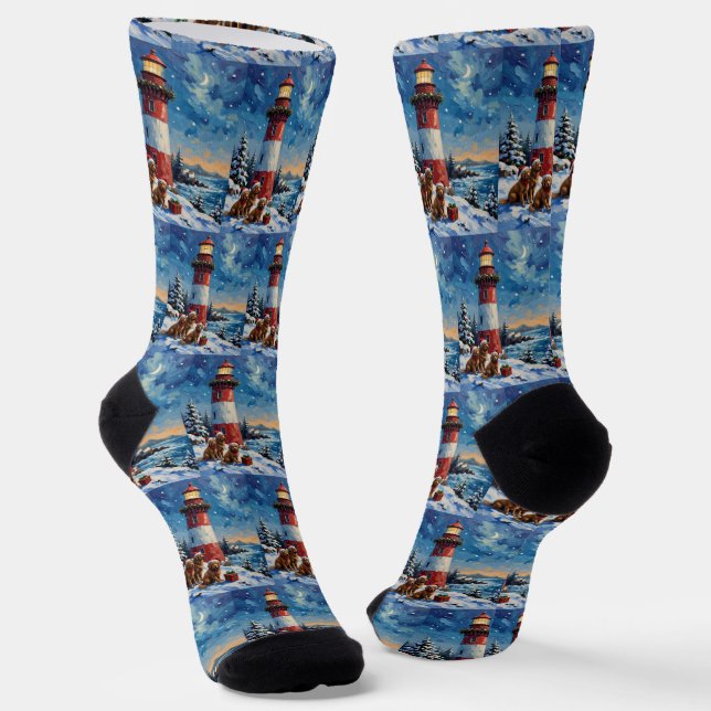 Calcetines Navidad en el Faro de Terranova Fiesta (Angular)