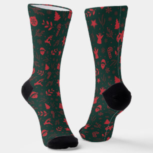 Calcetines Navidad Festiva y Encantadora