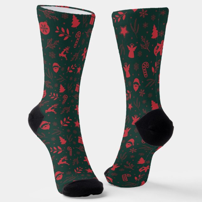 Calcetines Navidad Festiva y Encantadora (Angular)