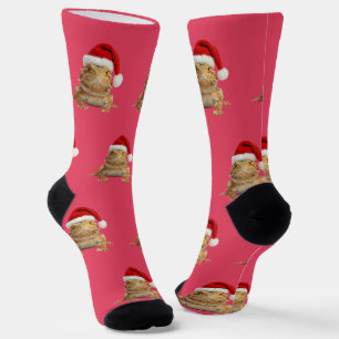 Calcetines Navidad Personalizada Dragón Barbudo Personalizado