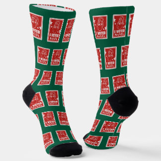 Calcetines Navidad voté Santa