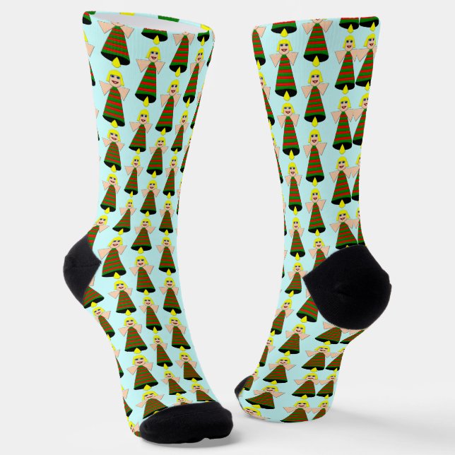 Calcetines Navidades Angel Bell Patterned (Angular)