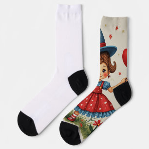 Calcetines Navidades Angel Kids Gift Socks