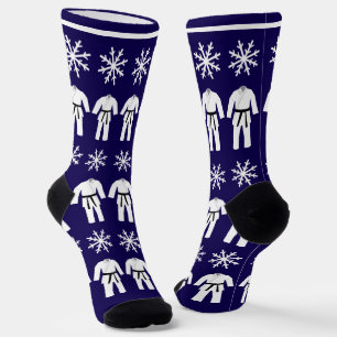 Calcetines Navidades celebran fiestas de karate y copas de ni