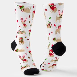 Calcetines Navidades Chihuahuas Fawn Socks