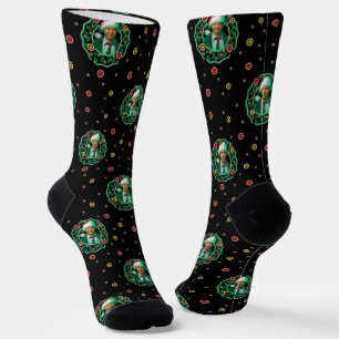 Calcetines Navidades Clark Griswold Wreath Pattern Socks