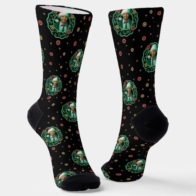 Calcetines Navidades Clark Griswold Wreath Pattern Socks (Angular)