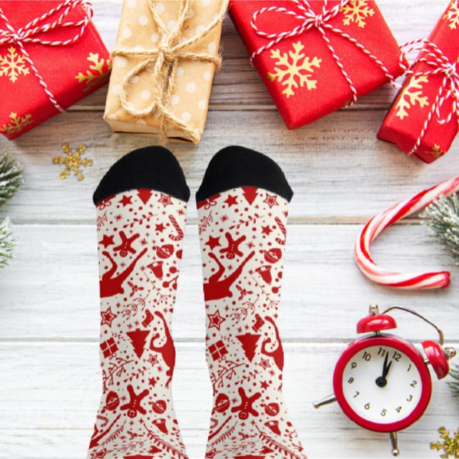 Calcetines Navidades Clásicos Red & White Crew Sock (Subido por el creador)