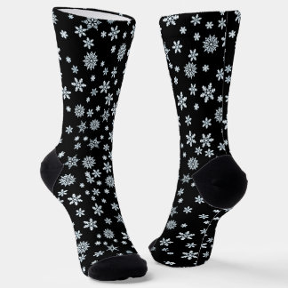 Calcetines Navidades con copos de nieve