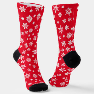 Calcetines Navidades con copos de nieve