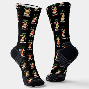 Calcetines Navidades con queso Feliz Navidad Navidades de San