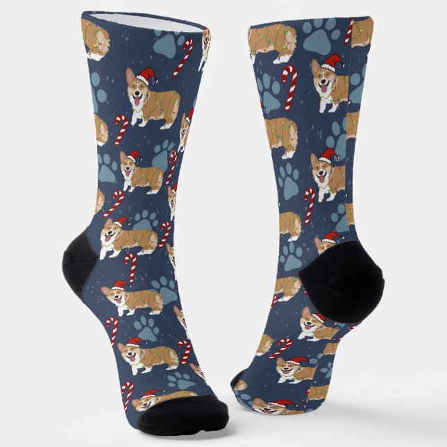 Calcetines Navidades Corgi (Angular)