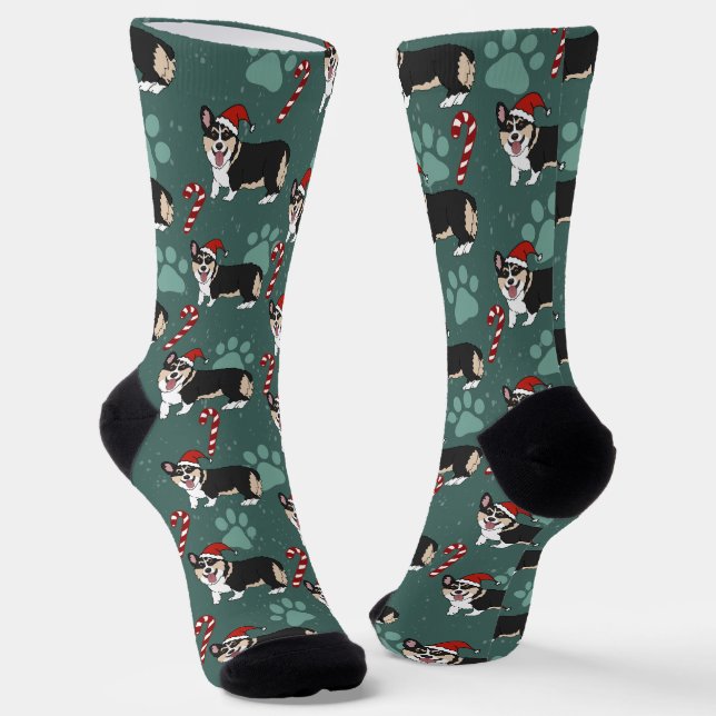 Calcetines Navidades Corgi (Angular)