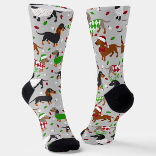 Calcetines Navidades Dachshund All Coats