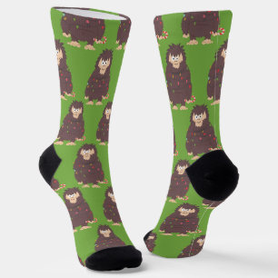 Calcetines Navidades de Bigfoot Sasquatch