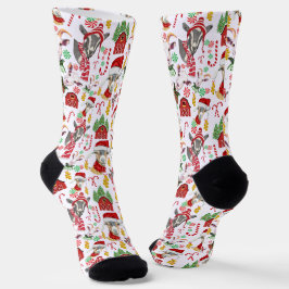 Calcetines Navidades de cabra Candy Canes