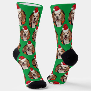 Calcetines Navidades de la película mascota Kelly Green Santa