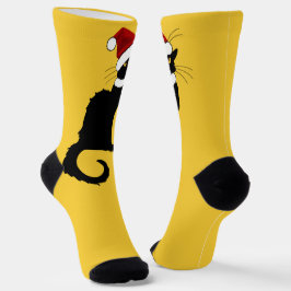 Calcetines Navidades de Le Chat Noir Santa Hat