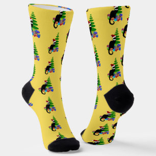 Calcetines Navidades de Le Chat Noir Santa Hat