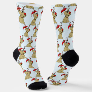 Calcetines Navidades de perros renos