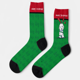 Calcetines Navidades de renos kiniArt Havaneses