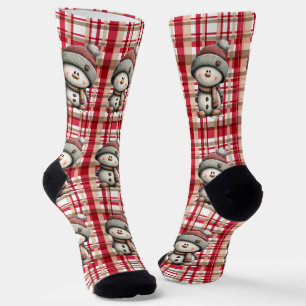Calcetines Navidades de Snowmen caprichosos