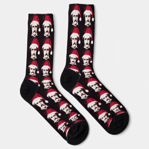 Calcetines Navidades del Gótico Edgar Allan Poe