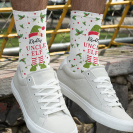 Calcetines Navidades del nombre del tío tonto Elf
