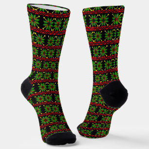 Calcetines Navidades del patrón suéter feo