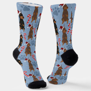 Calcetines Navidades Doberman Pinscher