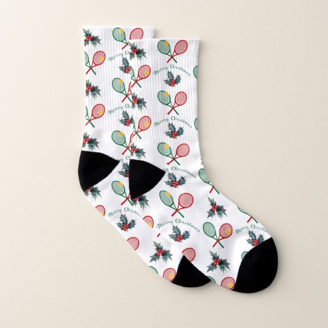 Calcetines Navidades 🎄 encantadores 🎾 tenis (Par)