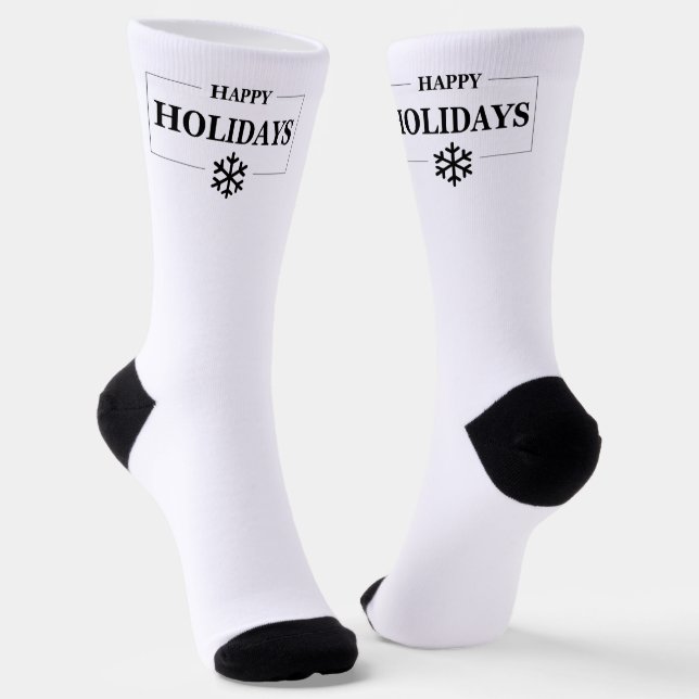 Calcetines Navidades Feliz regalo de Personalizado de vacacio (Angular)