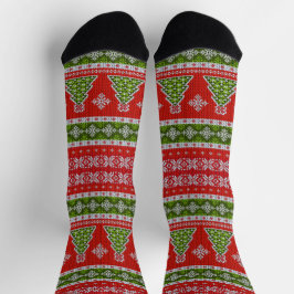 Calcetines Navidades feos sudan la Novedad del feriado rojo