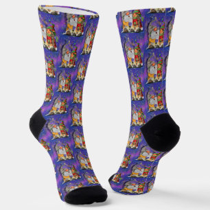 Calcetines Navidades Gnome felices