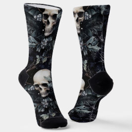 Calcetines Navidades góticos Skulls