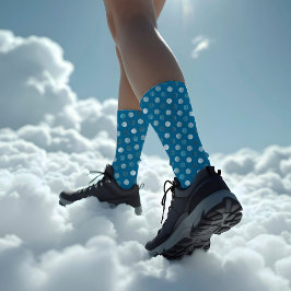 Calcetines Navidades modernos y elegantes con puntos de polka