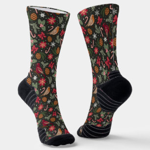 Calcetines Navidades naturales de Ditsy