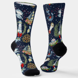 Calcetines Navidades náuticos