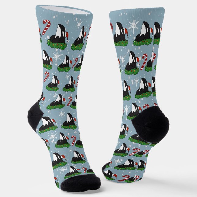 Calcetines Navidades Orca Killer Whale (Angular)