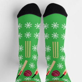 Calcetines Navidades Saltos de Cricket Saltean Wickets Snowfl