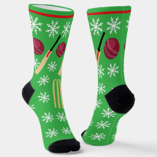 Calcetines Navidades Saltos de Cricket Saltean Wickets Snowfl