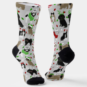 Calcetines Navidades Shih Tzu Dogs