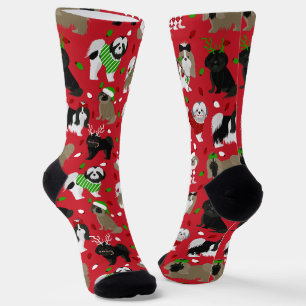 Calcetines Navidades Shih Tzu Perro Socs