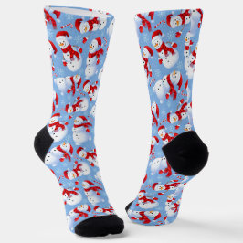 Calcetines Navidades Snowmen, Candycanes y Snowflakes