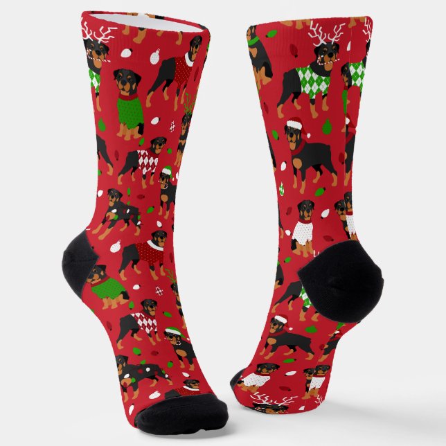 Calcetines Navidades Socks Rottweiler (Angular)