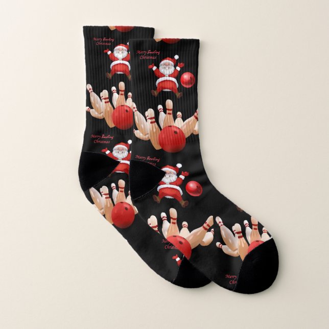 Calcetines Navidades Socks, Santa Bowling (Par)