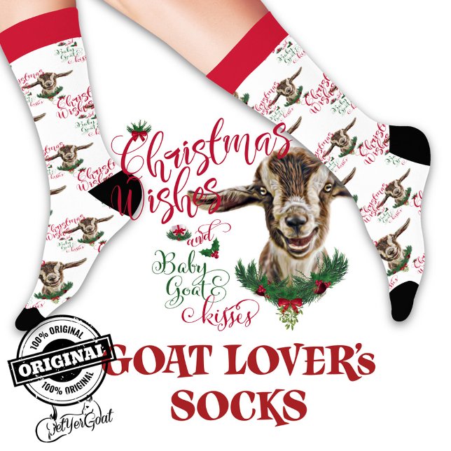 Calcetines Navidades Toggenburg Baby Goat Wiers (Subido por el creador)