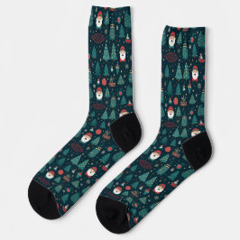 Calcetines navideños festivos